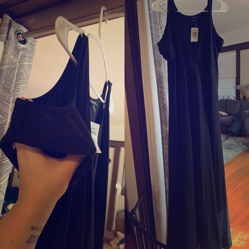 Torrid Cold Shoulder Maxi Dress